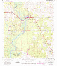 Fanning Springs Florida Historical topographic map, 1:24000 scale, 7.5 X 7.5 Minute, Year 1968