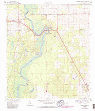 Fanning Springs Florida Historical topographic map, 1:24000 scale, 7.5 X 7.5 Minute, Year 1968