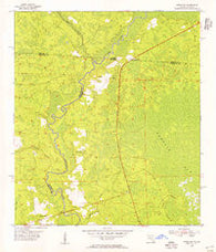 Fargo SW Florida Historical topographic map, 1:24000 scale, 7.5 X 7.5 Minute, Year 1955