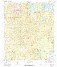 Farles Lake Florida Historical topographic map, 1:24000 scale, 7.5 X 7.5 Minute, Year 1972