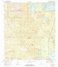 Farles Lake Florida Historical topographic map, 1:24000 scale, 7.5 X 7.5 Minute, Year 1972