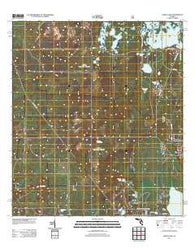 Farles Lake Florida Historical topographic map, 1:24000 scale, 7.5 X 7.5 Minute, Year 2012
