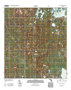 Farles Lake Florida Historical topographic map, 1:24000 scale, 7.5 X 7.5 Minute, Year 2012