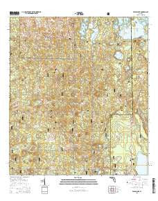 Farles Lake Florida Current topographic map, 1:24000 scale, 7.5 X 7.5 Minute, Year 2015