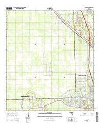 Favoretta Florida Current topographic map, 1:24000 scale, 7.5 X 7.5 Minute, Year 2015