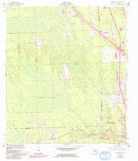 Favoretta Florida Historical topographic map, 1:24000 scale, 7.5 X 7.5 Minute, Year 1956