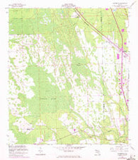 Favoretta Florida Historical topographic map, 1:24000 scale, 7.5 X 7.5 Minute, Year 1956
