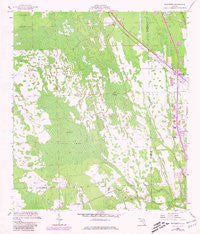 Favoretta Florida Historical topographic map, 1:24000 scale, 7.5 X 7.5 Minute, Year 1956