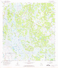 Felda SE Florida Historical topographic map, 1:24000 scale, 7.5 X 7.5 Minute, Year 1958