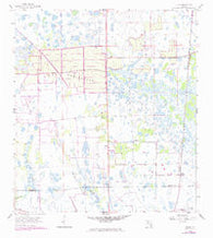 Felda Florida Historical topographic map, 1:24000 scale, 7.5 X 7.5 Minute, Year 1958