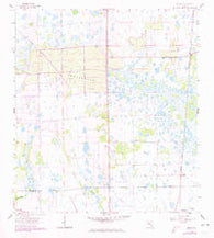 Felda Florida Historical topographic map, 1:24000 scale, 7.5 X 7.5 Minute, Year 1958