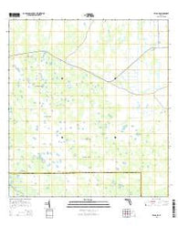 Felda SE Florida Current topographic map, 1:24000 scale, 7.5 X 7.5 Minute, Year 2015