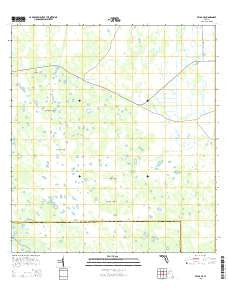 Felda SE Florida Current topographic map, 1:24000 scale, 7.5 X 7.5 Minute, Year 2015