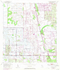 Fellsmere 4 NE Florida Historical topographic map, 1:24000 scale, 7.5 X 7.5 Minute, Year 1953