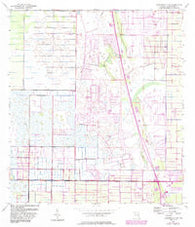 Fellsmere 4 NE Florida Historical topographic map, 1:24000 scale, 7.5 X 7.5 Minute, Year 1953