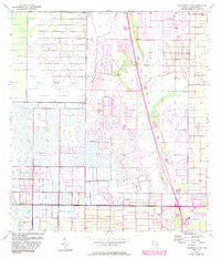 Fellsmere 4 NE Florida Historical topographic map, 1:24000 scale, 7.5 X 7.5 Minute, Year 1953