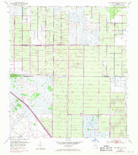 Fellsmere 4 SE Florida Historical topographic map, 1:24000 scale, 7.5 X 7.5 Minute, Year 1953