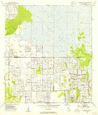Fellsmere 4 SW Florida Historical topographic map, 1:24000 scale, 7.5 X 7.5 Minute, Year 1953