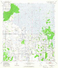 Fellsmere 4 SW Florida Historical topographic map, 1:24000 scale, 7.5 X 7.5 Minute, Year 1953