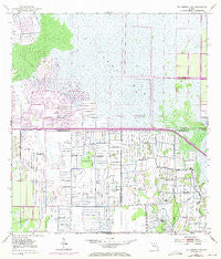 Fellsmere 4 SW Florida Historical topographic map, 1:24000 scale, 7.5 X 7.5 Minute, Year 1953