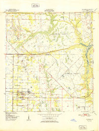 Fellsmere Florida Historical topographic map, 1:24000 scale, 7.5 X 7.5 Minute, Year 1951