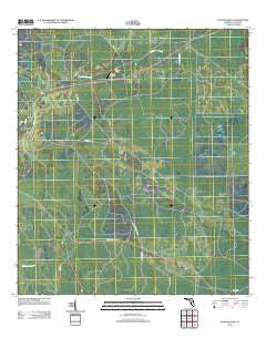 Fenholloway Florida Historical topographic map, 1:24000 scale, 7.5 X 7.5 Minute, Year 2012