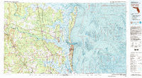 Fernandina Beach Florida Historical topographic map, 1:100000 scale, 30 X 60 Minute, Year 1981