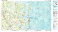 Fernandina Beach Florida Historical topographic map, 1:100000 scale, 30 X 60 Minute, Year 1981