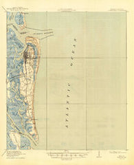 Fernandina Florida Historical topographic map, 1:62500 scale, 15 X 15 Minute, Year 1919