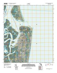 Fernandina Beach Florida Historical topographic map, 1:24000 scale, 7.5 X 7.5 Minute, Year 2011
