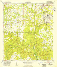 Fiftone Florida Historical topographic map, 1:24000 scale, 7.5 X 7.5 Minute, Year 1949