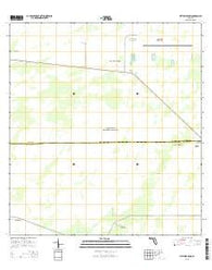 Fiftymile Bend Florida Current topographic map, 1:24000 scale, 7.5 X 7.5 Minute, Year 2015