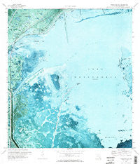 Fisheating Bay Florida Historical topographic map, 1:24000 scale, 7.5 X 7.5 Minute, Year 1971