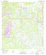 Fivay Junction Florida Historical topographic map, 1:24000 scale, 7.5 X 7.5 Minute, Year 1954