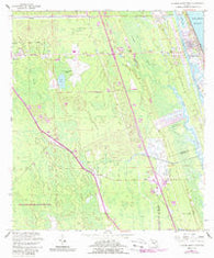 Flagler Beach West Florida Historical topographic map, 1:24000 scale, 7.5 X 7.5 Minute, Year 1956