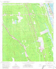 Flagler Beach West Florida Historical topographic map, 1:24000 scale, 7.5 X 7.5 Minute, Year 1956