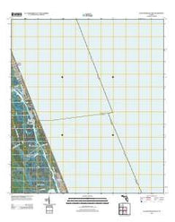 Flagler Beach East Florida Historical topographic map, 1:24000 scale, 7.5 X 7.5 Minute, Year 2012