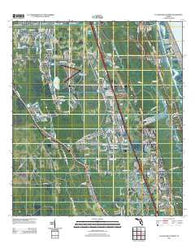 Flagler Beach West Florida Historical topographic map, 1:24000 scale, 7.5 X 7.5 Minute, Year 2012