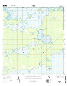 Flamingo Florida Current topographic map, 1:24000 scale, 7.5 X 7.5 Minute, Year 2015
