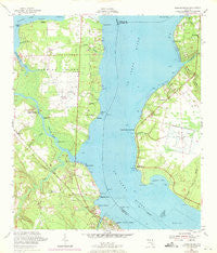 Fleming Island Florida Historical topographic map, 1:24000 scale, 7.5 X 7.5 Minute, Year 1952