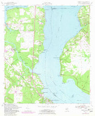 Fleming Island Florida Historical topographic map, 1:24000 scale, 7.5 X 7.5 Minute, Year 1952