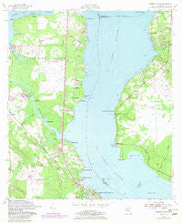 Fleming Island Florida Historical topographic map, 1:24000 scale, 7.5 X 7.5 Minute, Year 1952
