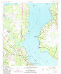Fleming Island Florida Historical topographic map, 1:24000 scale, 7.5 X 7.5 Minute, Year 1952