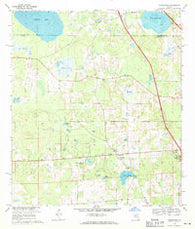 Flemington Florida Historical topographic map, 1:24000 scale, 7.5 X 7.5 Minute, Year 1969