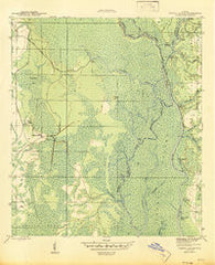 Forbes Island Florida Historical topographic map, 1:31680 scale, 7.5 X 7.5 Minute, Year 1945