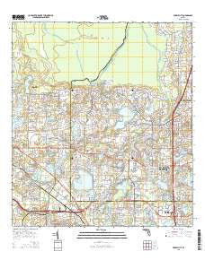 Forest City Florida Current topographic map, 1:24000 scale, 7.5 X 7.5 Minute, Year 2015