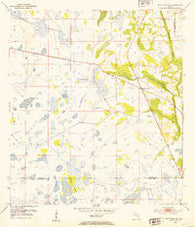 Fort Drum NW Florida Historical topographic map, 1:24000 scale, 7.5 X 7.5 Minute, Year 1953