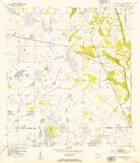 Fort Drum NW Florida Historical topographic map, 1:24000 scale, 7.5 X 7.5 Minute, Year 1953