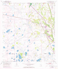 Fort Drum NW Florida Historical topographic map, 1:24000 scale, 7.5 X 7.5 Minute, Year 1953