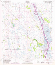 Fort Kissimmee NW Florida Historical topographic map, 1:24000 scale, 7.5 X 7.5 Minute, Year 1952